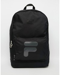 Мужской черный рюкзак из плотной ткани от Fila