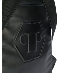 Мужской черный рюкзак из плотной ткани от Philipp Plein