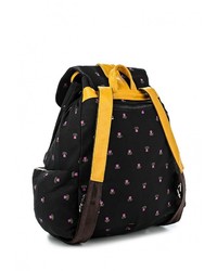 Женский черный рюкзак из плотной ткани от Kawaii Factory