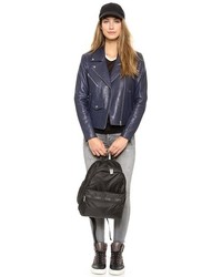 Женский черный рюкзак из плотной ткани от Le Sport Sac