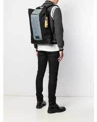 Мужской черный рюкзак из плотной ткани от Diesel