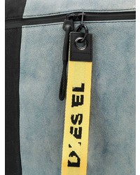 Мужской черный рюкзак из плотной ткани от Diesel