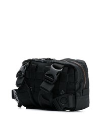 Мужской черный рюкзак из плотной ткани от Junya Watanabe