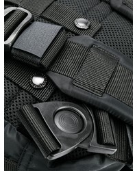 Мужской черный рюкзак из плотной ткани от Junya Watanabe