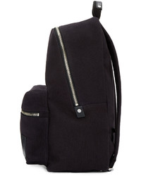 Мужской черный рюкзак из плотной ткани от Paul Smith