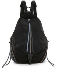 Женский черный рюкзак из плотной ткани от Rebecca Minkoff