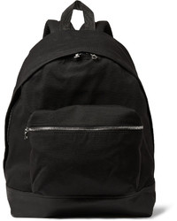 Мужской черный рюкзак из плотной ткани от Sandro