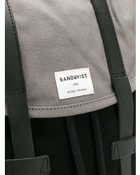 Мужской черный рюкзак из плотной ткани от SANDQVIST