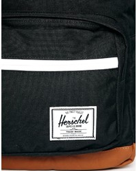 Мужской черный рюкзак из плотной ткани от Herschel