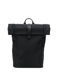 Мужской черный рюкзак из плотной ткани от Troubadour