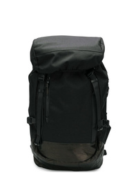 Мужской черный рюкзак из плотной ткани от VISVIM