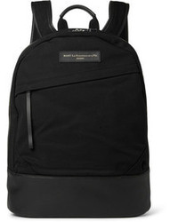Мужской черный рюкзак из плотной ткани от WANT Les Essentiels