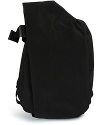 Мужской черный рюкзак из плотной ткани