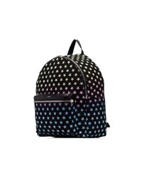 Мужской черный рюкзак с вышивкой от Amiri