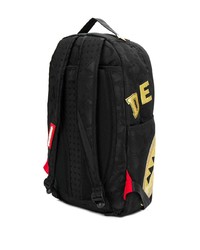 Мужской черный рюкзак с вышивкой от Sprayground