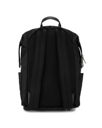 Мужской черный рюкзак с вышивкой от Fendi