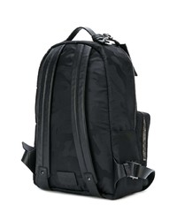 Мужской черный рюкзак с камуфляжным принтом от Valentino