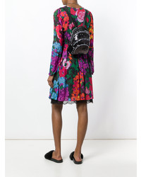 Женский черный рюкзак с пайетками от Kendall & Kylie