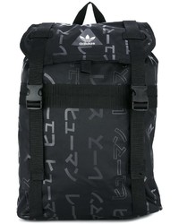Женский черный рюкзак с принтом от adidas