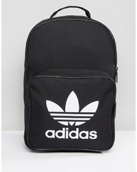 Мужской черный рюкзак с принтом от adidas Originals