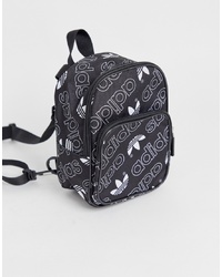 Женский черный рюкзак с принтом от adidas Originals