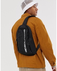 Мужской черный рюкзак с принтом от ASOS DESIGN