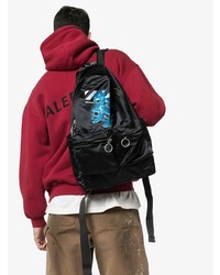 Мужской черный рюкзак с принтом от Off-White
