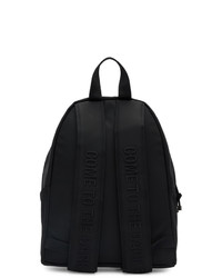 Мужской черный рюкзак с принтом от Vetements