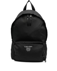 Мужской черный рюкзак с принтом от Calvin Klein Jeans