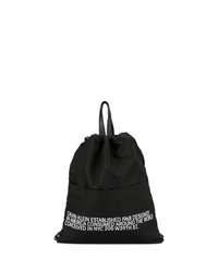 Мужской черный рюкзак с принтом от Calvin Klein