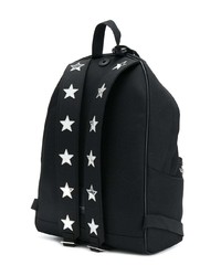 Мужской черный рюкзак с принтом от Saint Laurent