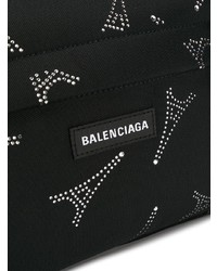Мужской черный рюкзак с принтом от Balenciaga