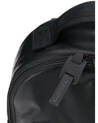 Женский черный рюкзак с принтом от Diesel