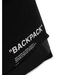 Мужской черный рюкзак с принтом от Off-White