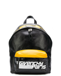 Мужской черный рюкзак с принтом от Givenchy