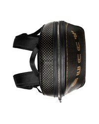 Мужской черный рюкзак с принтом от Gucci