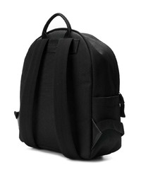 Мужской черный рюкзак с принтом от DSQUARED2