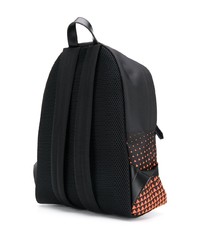 Мужской черный рюкзак с принтом от DSQUARED2