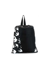 Мужской черный рюкзак с принтом от McQ Alexander McQueen
