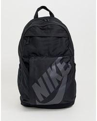 Мужской черный рюкзак с принтом от Nike