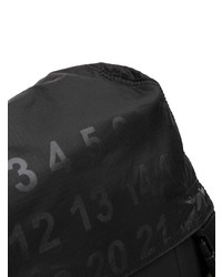 Мужской черный рюкзак с принтом от Maison Margiela