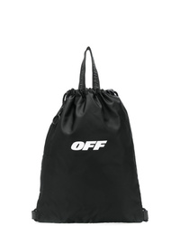 Мужской черный рюкзак с принтом от Off-White