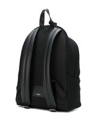 Мужской черный рюкзак с принтом от Saint Laurent