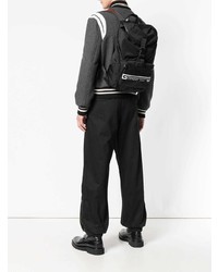 Мужской черный рюкзак с принтом от Givenchy