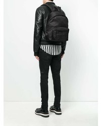 Мужской черный рюкзак с принтом от Givenchy