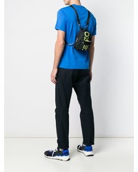 Мужской черный рюкзак с принтом от Kenzo