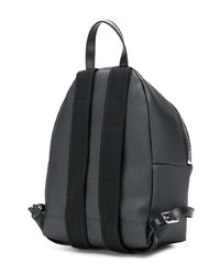 Женский черный рюкзак с принтом от Moschino
