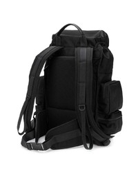 Мужской черный рюкзак с принтом от DSQUARED2