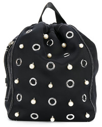 Женский черный рюкзак с украшением от 3.1 Phillip Lim