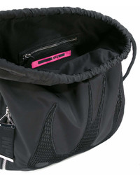 Женский черный рюкзак с украшением от MCQ